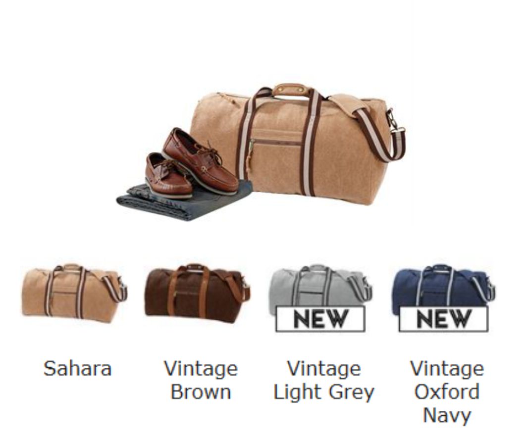 Quadra QD613 Desert Canvas Holdall  Quadra QD613 Desert Canvas Holdall